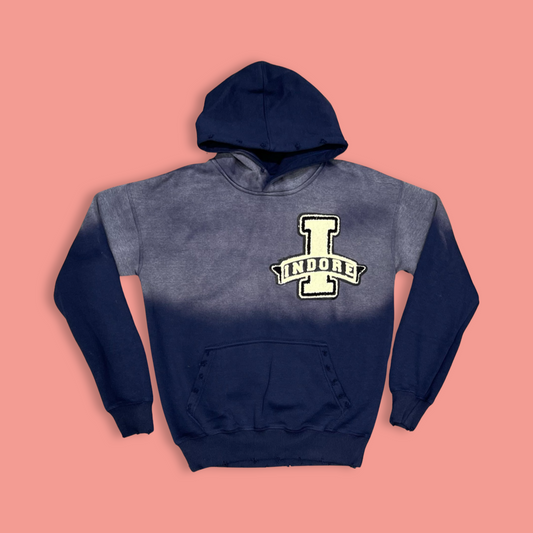 UNIVERSITY HOODIE - NAVY BLUE