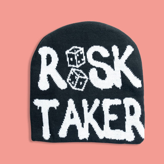 RISK TAKERS BEANIE - BLACK