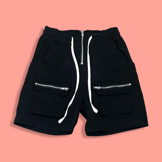 Black Cargo Shorts