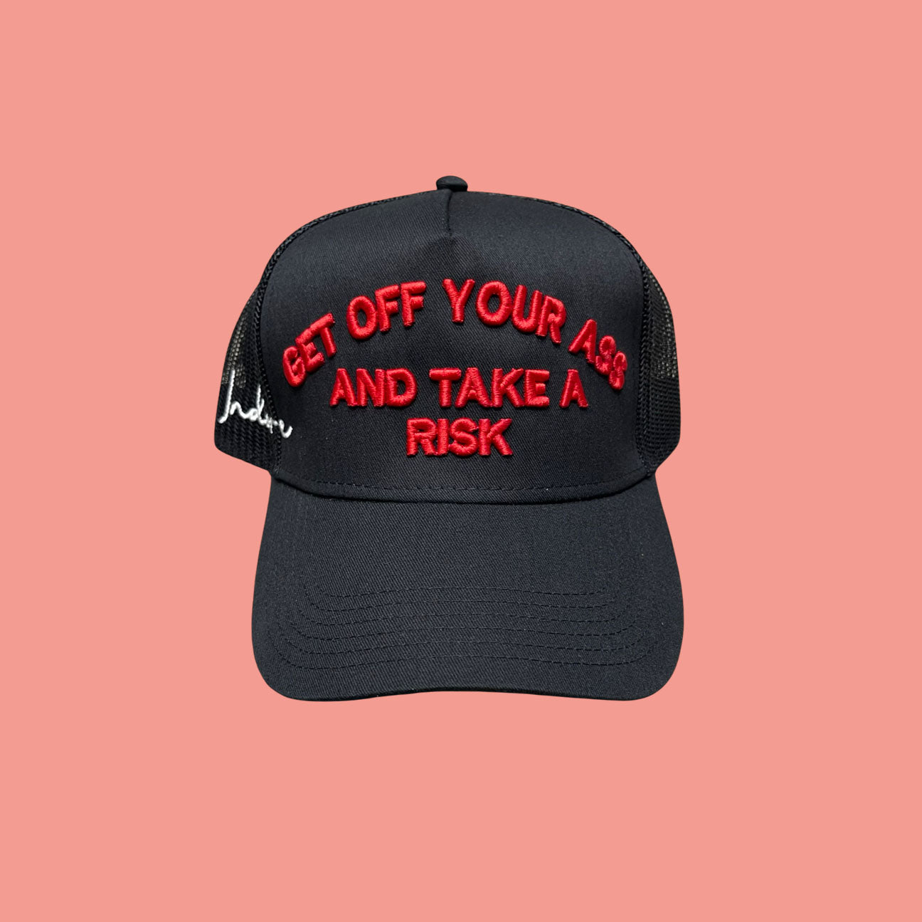 Black Trucker Hat 